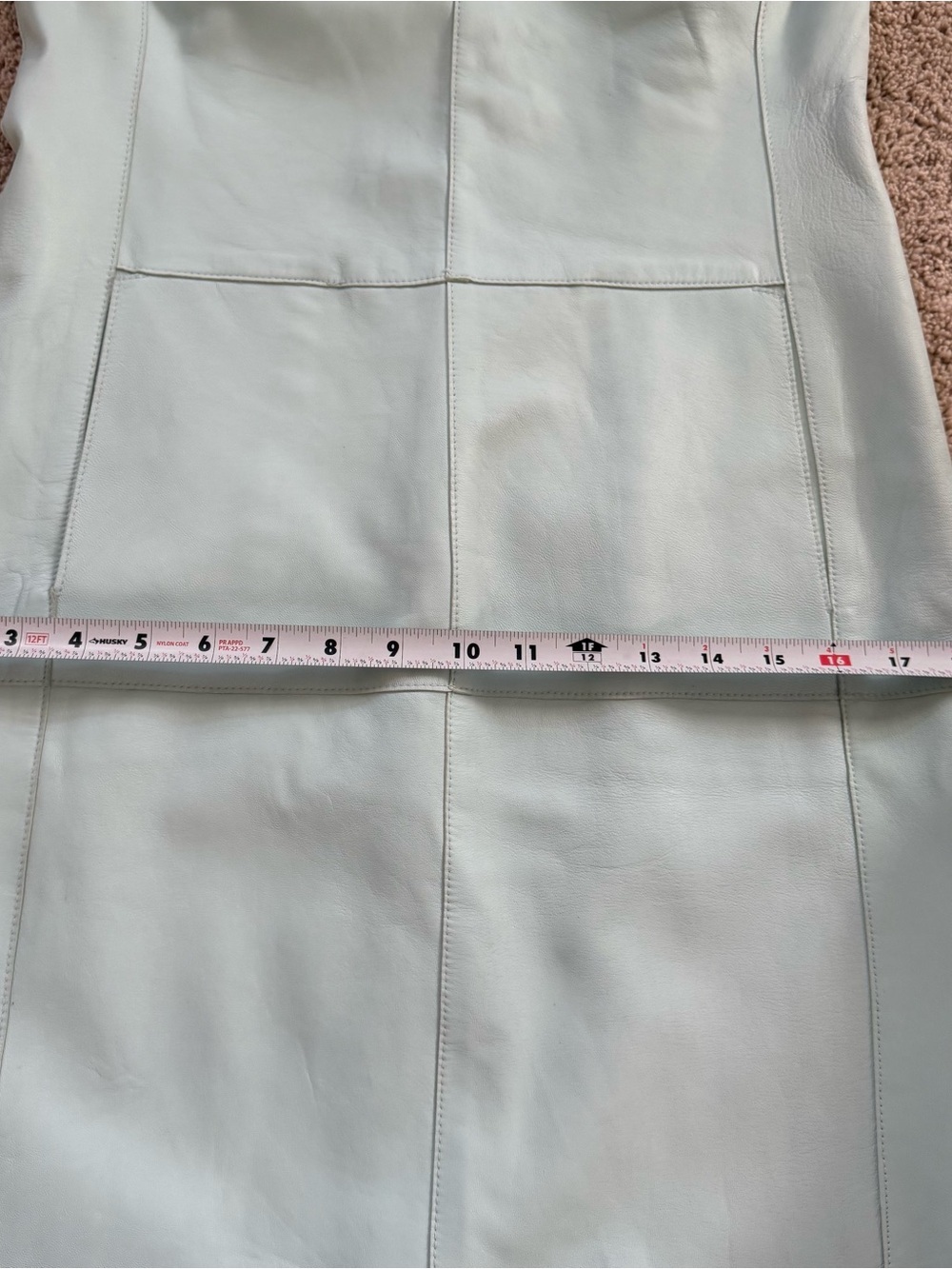 Per Se Leather Sheath Dress 4 - Picture 8 of 11